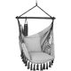 Függőszék, világosszürke, 170 x 100 x 150 cm