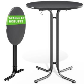 Összecsukható állóasztal, szürke, 110 x 70 cm