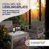 Polyrattan kerti ülőgarnitúra, 4 részes, szürkeantracit