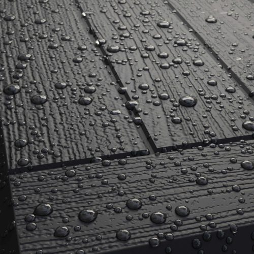 Kerti tároló láda,280 liter, antracit, fa hatású, vízzáró