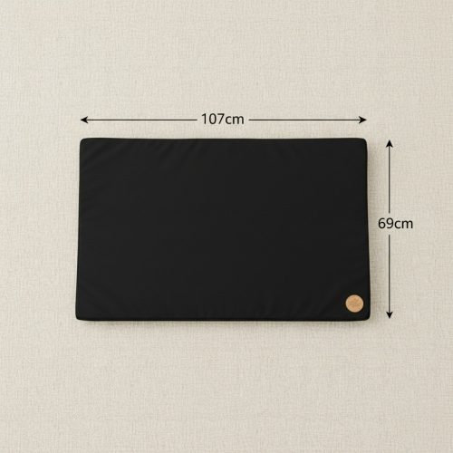 Gelato vízálló kutyafekhely, XL 107x69 cm, fekete