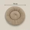 Ponchik kerek kutyafekhely, 70 cm, barna
