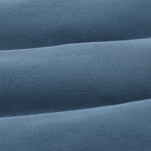 Párnázott dupla hintaágy, levehető ívelt bambusz rúddal, kék és bézs