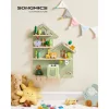 SONGMICS Toniebox Polc, Fali Polc 35 Figurához, Gyermek Polc, Könnyű Összeszerelés,