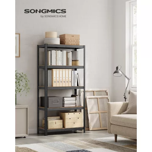 SONGMICS Polcos rendszer, 40 x 90 x 180 cm, 875 kg teherbírás (175 kg polconként), ipari