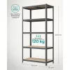 SONGMICS Garázs Polcrendszer Szürke 200 x 100 x 50 cm GLR050G01