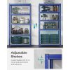 SONGMICS 5 szintes polcrendszer, acél polcrendszer tároláshoz, szerszám nélküli