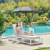 Napernyő, 1,6 m, UPF 50+, hordozható, dönthető, szürke