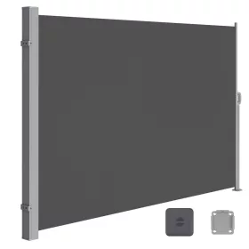 SONGMICS 160 x 350 cm (M x H), Oldalsó Napellenző Erkélyre és Teraszra, Magánélet