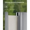 SONGMICS 180 x 300 cm (M x Sz), Oldalsó Napellenző Erkélyre és Teraszra, TÜV SÜD GS