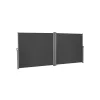 SONGMICS 1,6 x 6 m (M x H), Kétszárnyú Napellenző, Behúzható Oldalsó Napellenző