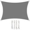 Napvitorla, 2x3m, 93% UV védelem, víz és időjárás álló, szürke