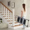 Összecsukható létra 3 lépcsőfokkal, 20 cm széles lépcsőfokok, szürke, fekete