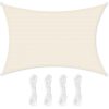 Napvitorla, 2x3m, UV védelem, légáteresztő anyag, időjárás álló, bézs