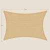 Napvitorla, 3x5m, UV védelem, légáteresztő anyag, időjárás álló, homokszínű