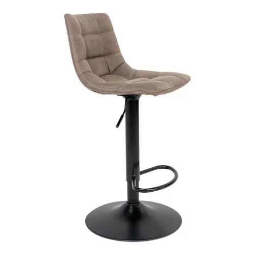 2 db Middelfart bárszék, mikroszálas, világosbarna, 75 cm ülésmagasság