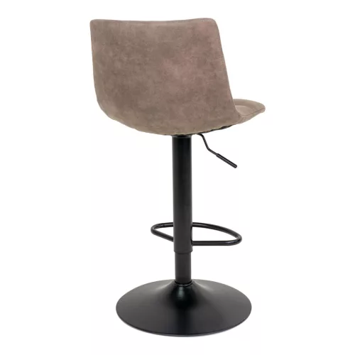 2 db Middelfart bárszék, mikroszálas, világosbarna, 75 cm ülésmagasság