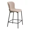 2 db Maceda Bárszék, bouclé, bézs, 65 cm ülésmagasság