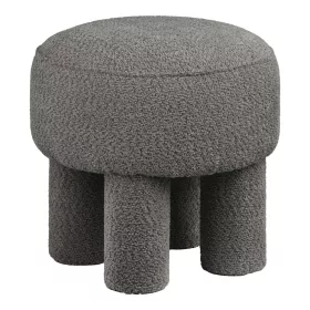 Canberra puff, kerek puff, antracit