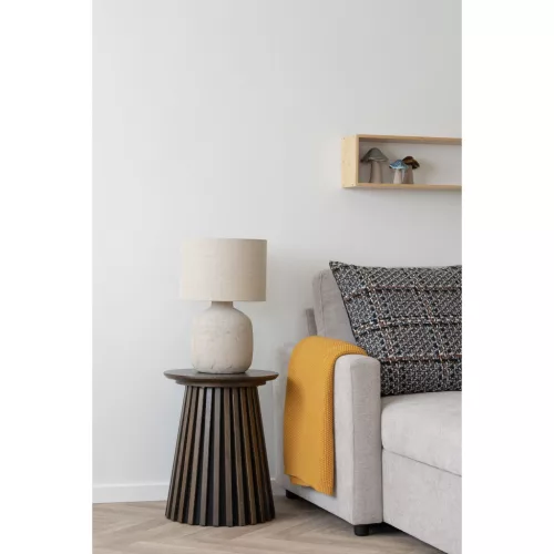 Osaka lerakóasztal, tölgy furnér, füstölt 40x50cm