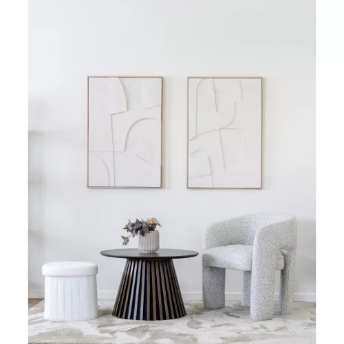 Osaka dohányzóasztal, tölgyfurnéros, füstölt 70x45cm