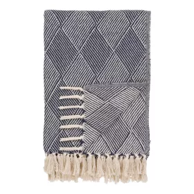 Izmir pléd, 130x180 cm, Kék