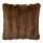 Galena párna, műszőrme, 45x45 cm, Barna