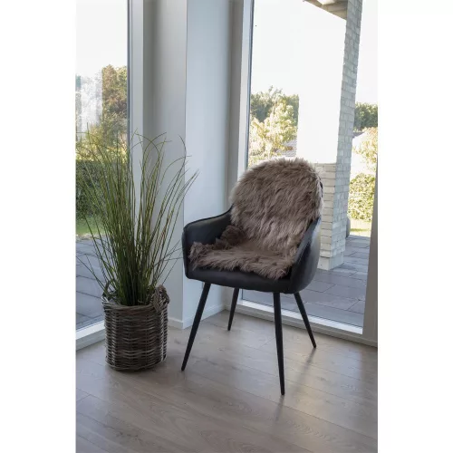 Báránybőr szőnyeg, műbőr 50x85 cm, Krém