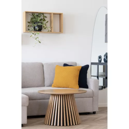 Ember fali polc, bambusz, 70x15x35,5cm