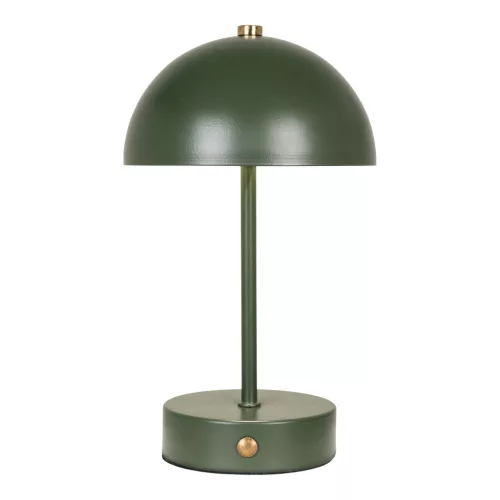 Asztali Lámpa, tölthető, zöld-réz
