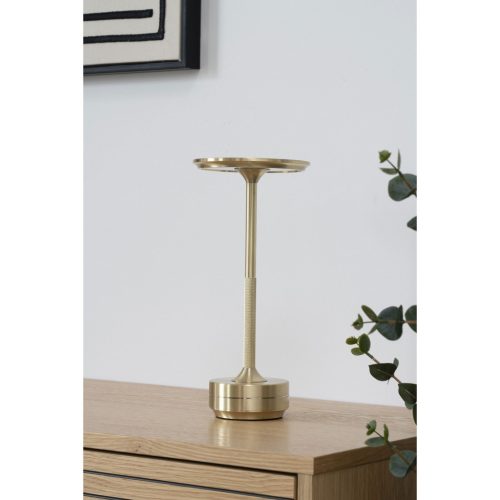 Lyneham Asztali Lámpa, tölthető, réz