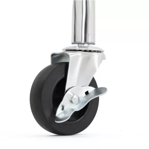 Fém ruhaállvány, cipőtartóval, 50kg teherbírású, krómozott