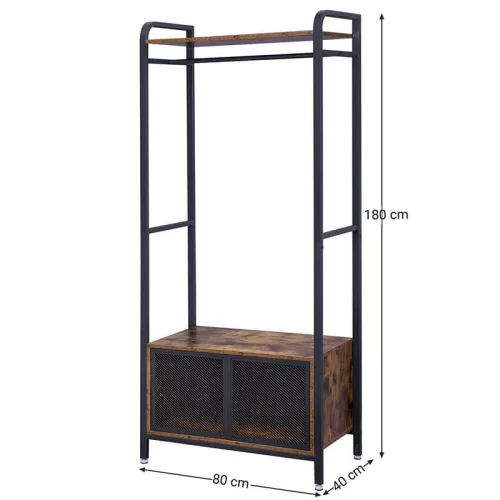 Nyitott szekrény szekrénnyel