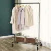 SONGMICS Nehéz Teherbírású Fém Ruhaszárító Kocsi, 90 kg Terhelhetőség, Ipari Design,