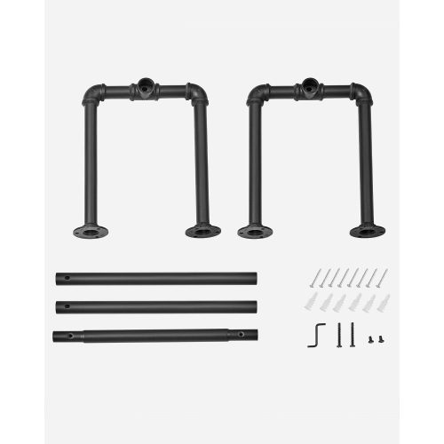 SONGMICS Falra szerelhető ruhafogas, ipari csőből készült ruhafogas, helytakarékos, 110 x 30 x