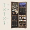 SONGMICS Ékszeres Szekrény Armoire, Zárható Falra Szerelhető Tároló Egység Nyaklánc