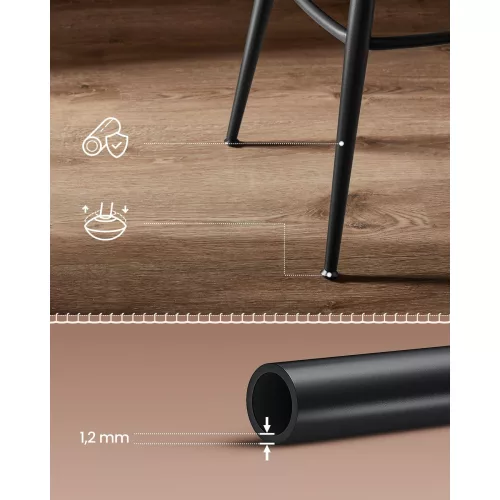 Bárszék, 2 db, forgó, háttámlával, műbőr, 76 cm magas