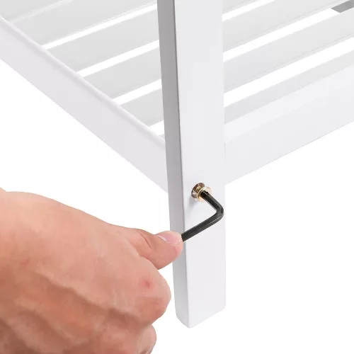 SONGMICS Természetes bambusz 2 szintes cipőtartó, polc cipők, növények, könyvek