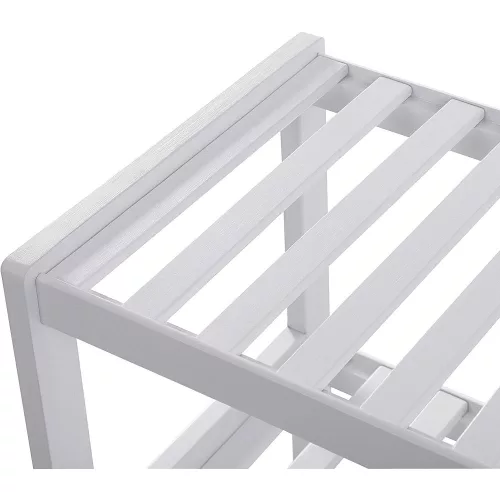 SONGMICS Bambusz cipőtartó, 3 szintes tároló polc, 70 x 26 x 55 cm (Sz x M x M),