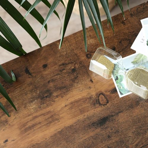 VASAGLE Cipőpad székkel, Cipőtartó 2 hálós polccal, Cipőtároló szervező a