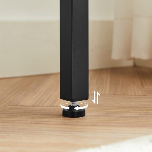 VASAGLE Bárpult, Szűk téglalap alakú bárpult, Konyhaasztal, Kocsma étkező magas