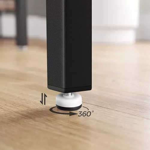 VASAGLE Bárpult, Ipari Konyhaasztal, Étkezőasztal Masszív Fémvázzal, Koktélokhoz,