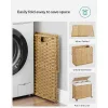 SONGMICS Mosható kosár, kézzel szőtt mosókosár, 140L rattan stílusú mosókosár 3