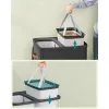 Szennyeskosár, 44.9 Gallon, 2 rekeszes, könnyű összeszerelés, fekete