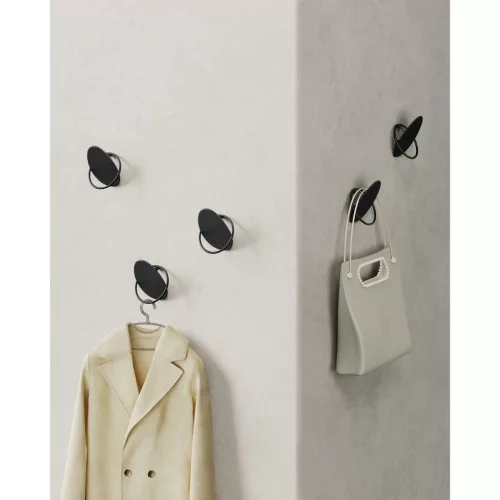 SONGMICS HOME Fali Akasztók, 4 darabos szett, Fali fogas kabátokhoz, törölközőkhöz,