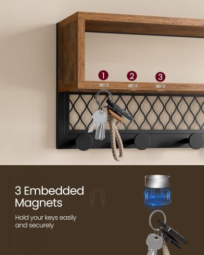 VASAGLE Kabátakas Cipőtároló Padlószekrény Készlet, Folyosófa, Folyosó Bútor,