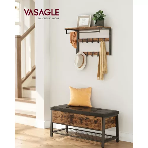 VASAGLE Falra szerelhető fogas LCR101B01