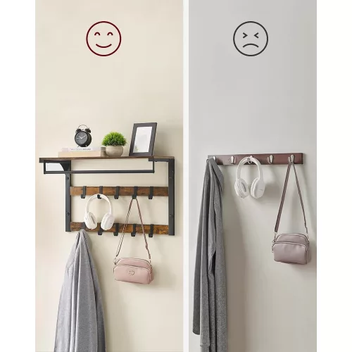 VASAGLE Falra szerelhető fogas LCR101B01