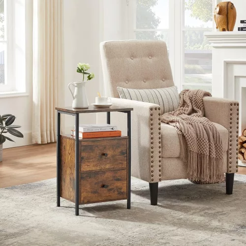 VASAGLE Éjjeliszekrény, 38 x 28 x 60 LET521B01