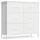 Tároló szekrény hat szövet fiókkal, ruhás szekrény, acél, felhőfehér